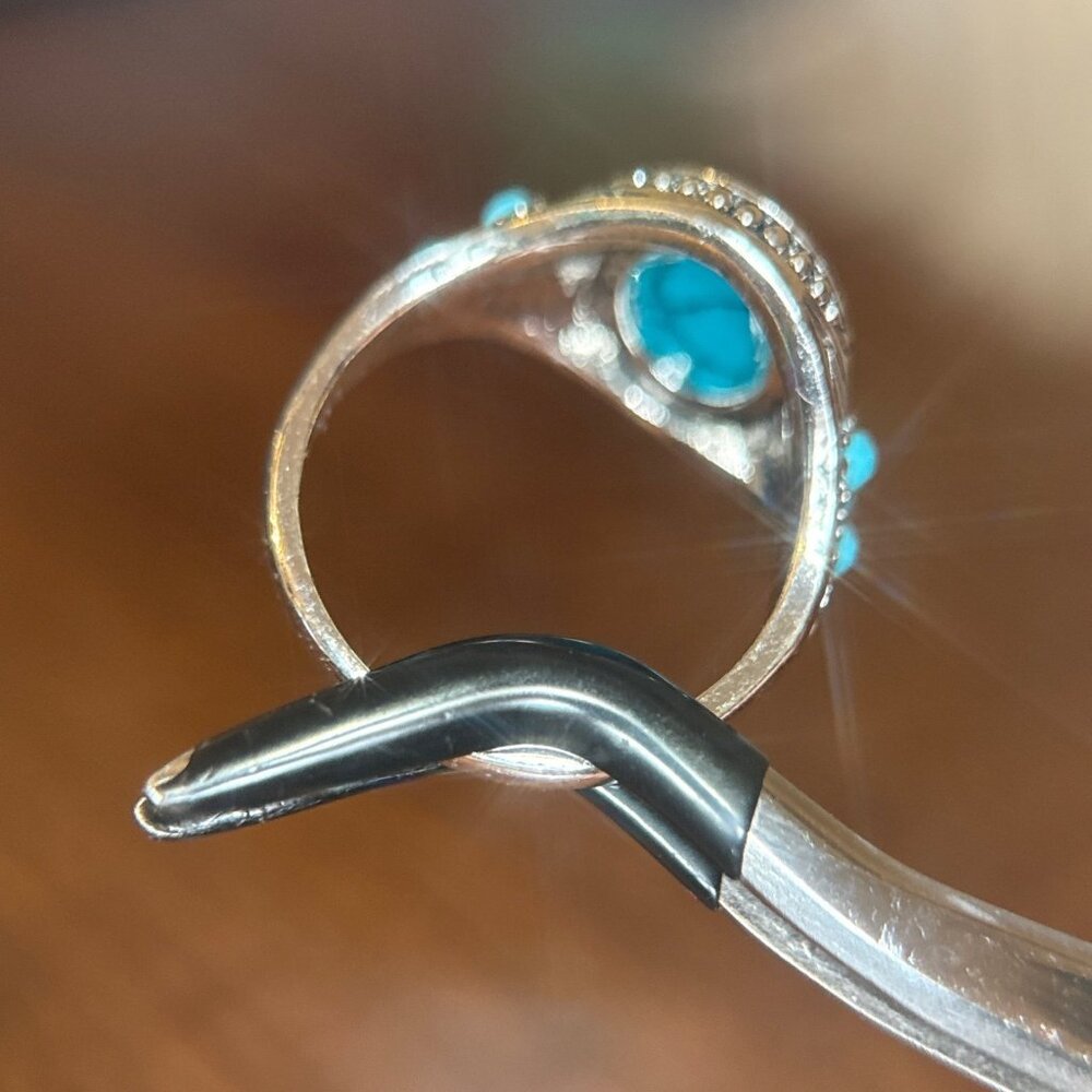 Web Turquoise Ring‎ - Picture 5 of 7